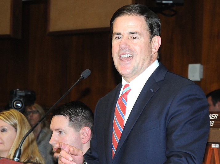 Gov. Doug Ducey. Photo by Howard Fischer