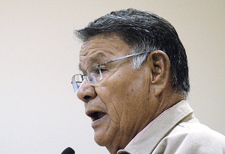 Milton Bluehouse Sr., who served six months as Navajo Nation president during a time of political upheaval, has died at age 82. He became president in July 1998 after two tribal presidents facing ethics charges left office. (Photo courtesy of Phil Villarreal, KGUN 9 TV)