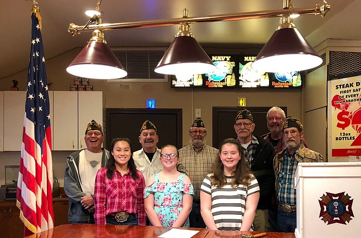 Ap English Essays Winners Of The Essay Contest And Officers At The Vfw Post Students From Left English Essay Websites also Research Proposal Essay Topics Voice Of Democracy And Patriotic Pen Essay Contest Winners Kingman What Is A Thesis Statement In An Essay