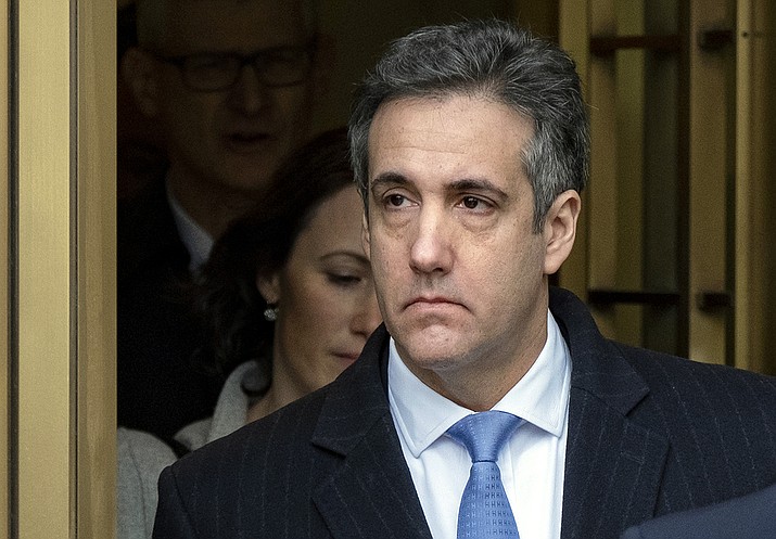 Michael Cohen, President Donald Trump's former lawyer, leaves federal court after his sentencing in New York, Wednesday, Dec. 12, 2018. (Craig Ruttle/AP, file)