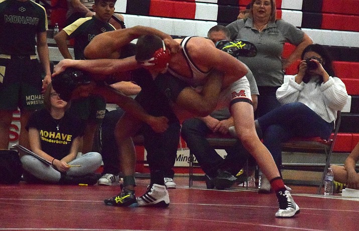 Mingus senior Michael Thurman avenged a tech fall against Mohave on Wednesday night at home. VVN/James Kelley