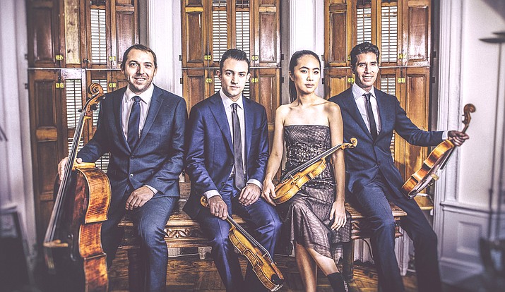 Consisting of violinists Adam Barnett-Hart and Danbi Um, violist Pierre Lapointe and cellist Brook Speltz, the Escher String Quartet has been hailed as one of the leading ensembles of their generation and frequently performs on prestigious stages worldwide.