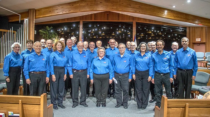 Harmony on the Rocks is Sedona’s chapter of the Barbershop Harmony Society.The group will bring Singing Valentines to Sedona and the Verde Valley again this year. Courtesy photo