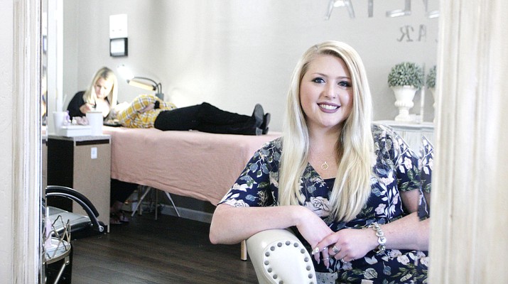 “It absolutely feels good to look good, but beauty means something different to me in the sense that it fuels my soul,” says Kirsti Baiamonte, owner of Magnolia Beauty Bar in Rimrock. VVN/Bill Helm