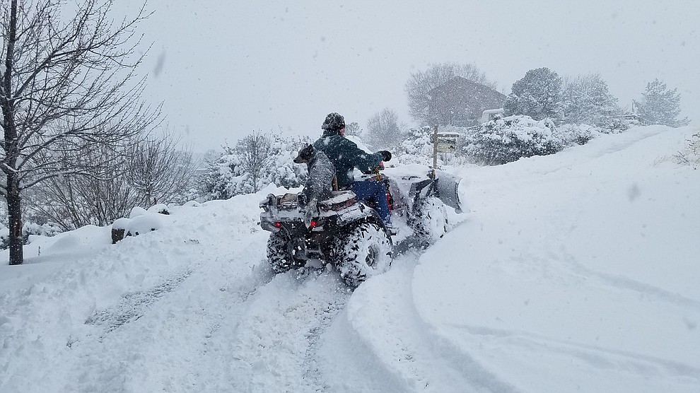 Out plowing by Cherye Jechura