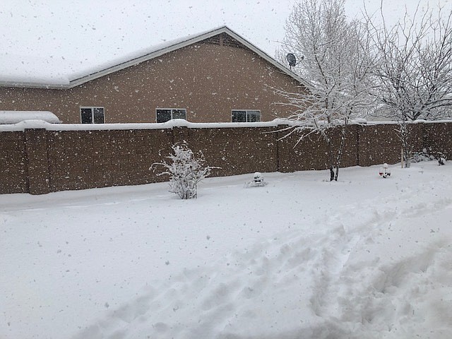 In Pronghorn Ranch and still coming down (Vickie Martinez)