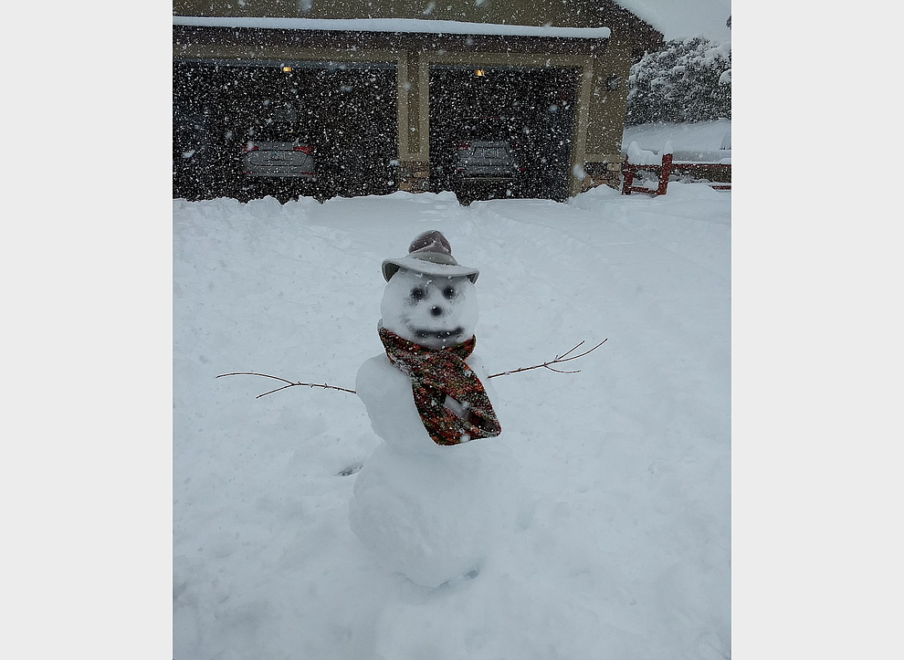 Snow man by Art Protas