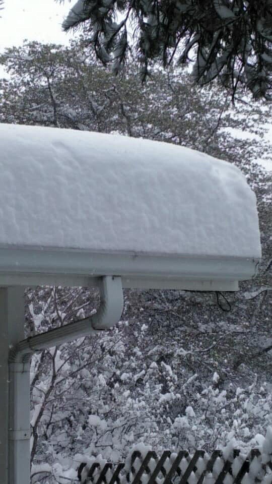 Rooftop accumulation. (Connie Massner)