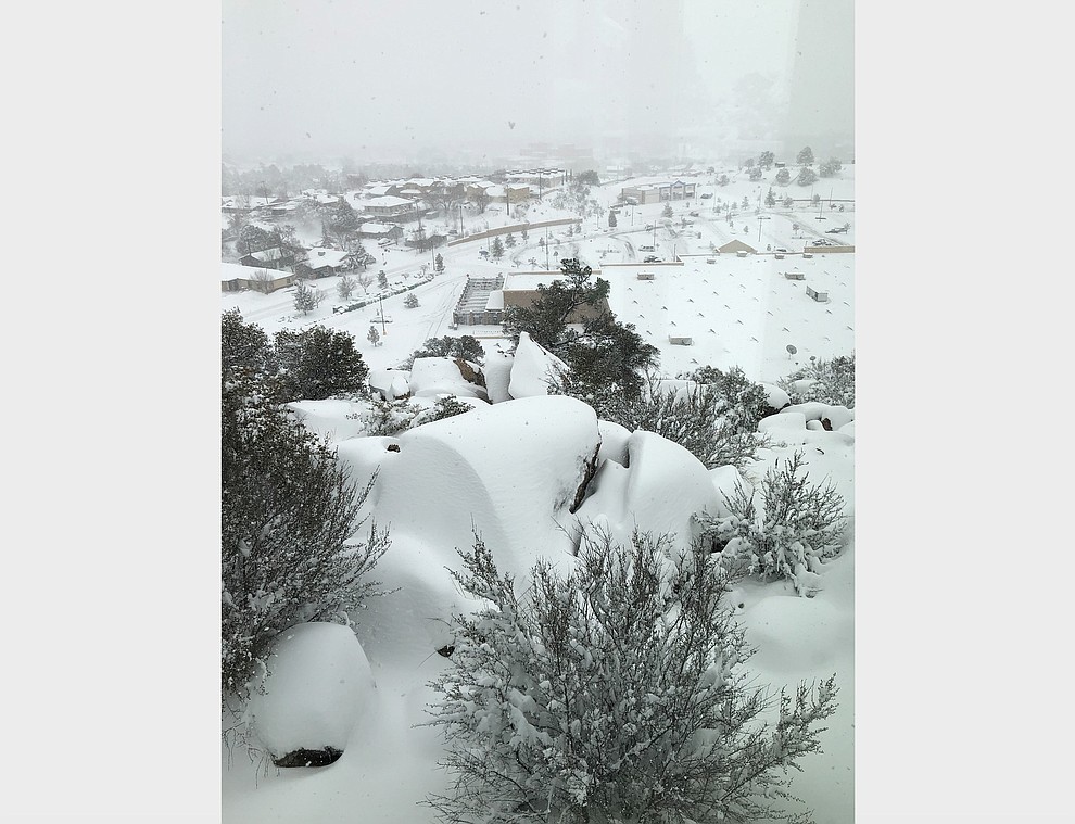 Looking down from my house over Walmart on Gail Gardner.
