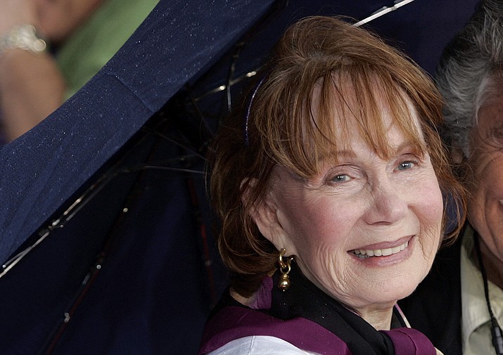 In this 2006, file photo, Katherine Helmond arrives for the premiere of the Disney/Pixar animated film “Cars” at Lowe’s Motor Speedway in Concord, N.C.  (Chuck Burton/AP)
