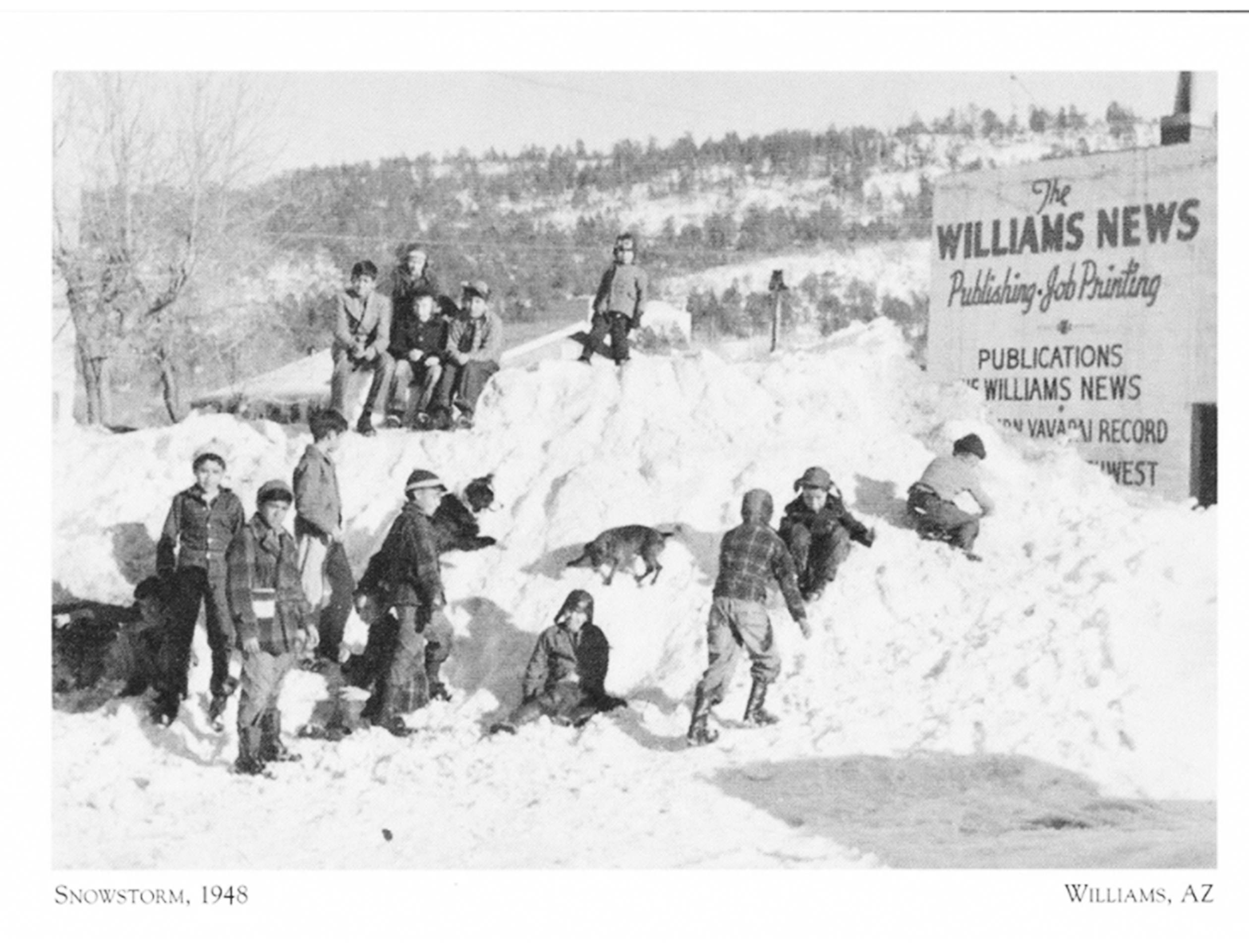 Out of the Past 1948 snow storm WilliamsGrand Canyon News