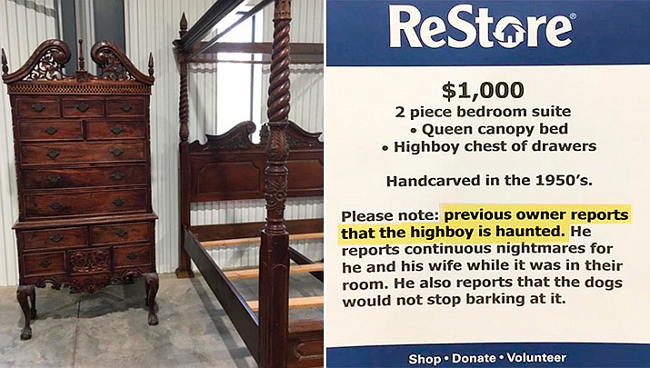 North Carolina Thrift Show Sells Haunted Furniture For 1k The
