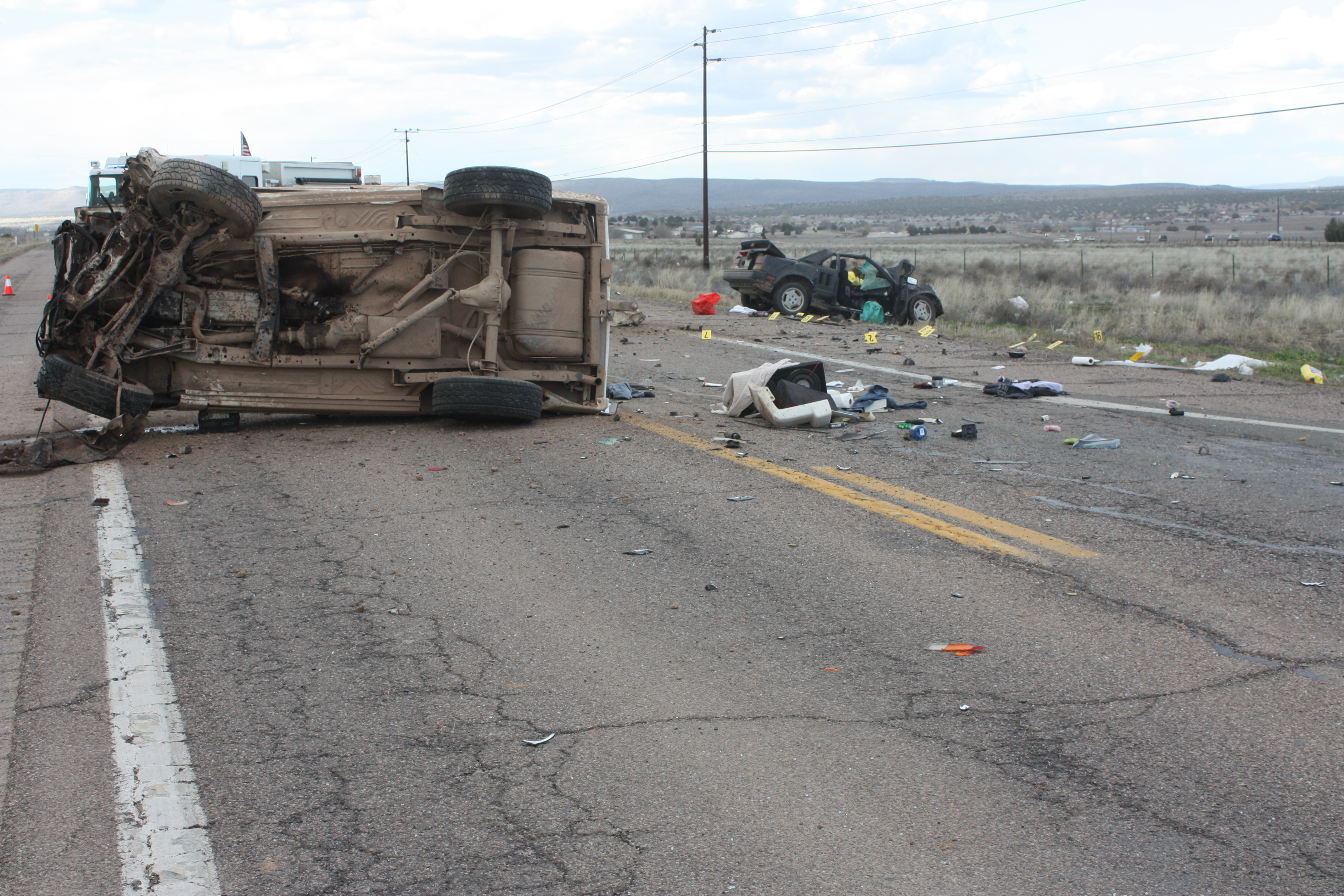 Update Second person dies in hospital after Highway 89 crash