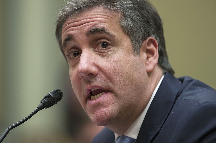 Michael Cohen, President Donald Trump's former lawyer, speaks Feb. 27, 2019, as he testifies before the House Oversight and Reform Committee, on Capitol Hill in Washington. (Alex Brandon/AP, File)