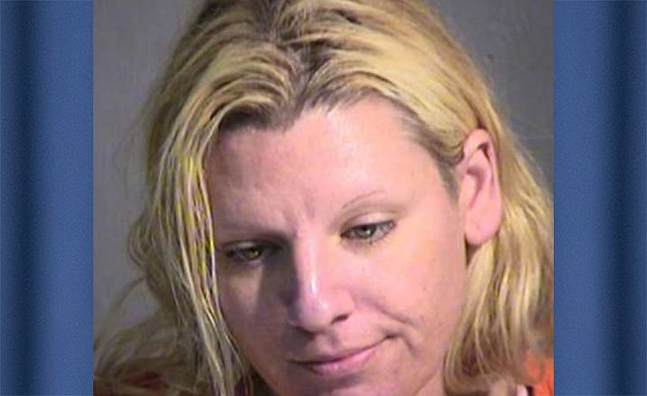 Samantha Jo Jones of Prescott was arrested in Phoenix by the Arizona Department of Public Safety (AZDPS) for child abuse on March 15. (MCSO/Courtesy)