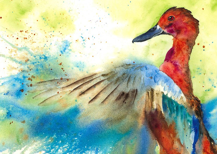 “Splash,” watercolor by Michelle Haveri.
