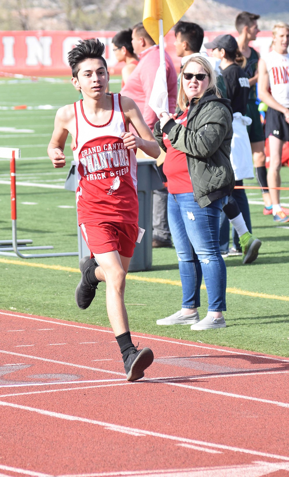 Running strong Grand Canyon track competes at Mingus High School