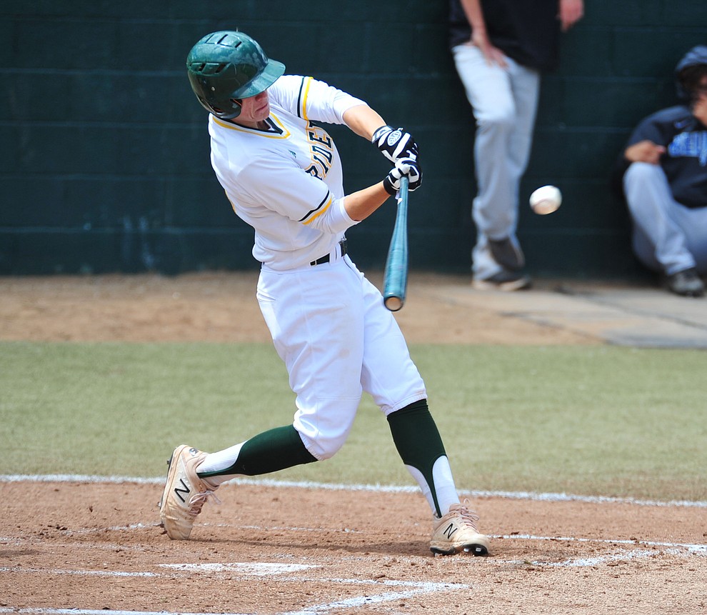 Yavapai's XXX as the Roughriders take on Gateway Community College Wednesday, April 17 at in Prescott. (Les Stukenberg/Courier)