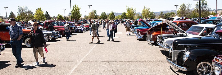This photo shows the 2016 Veterans Car Show at Yavapai College. This year, the 2020 show has been canceled. (Don Jones/Courtesy)