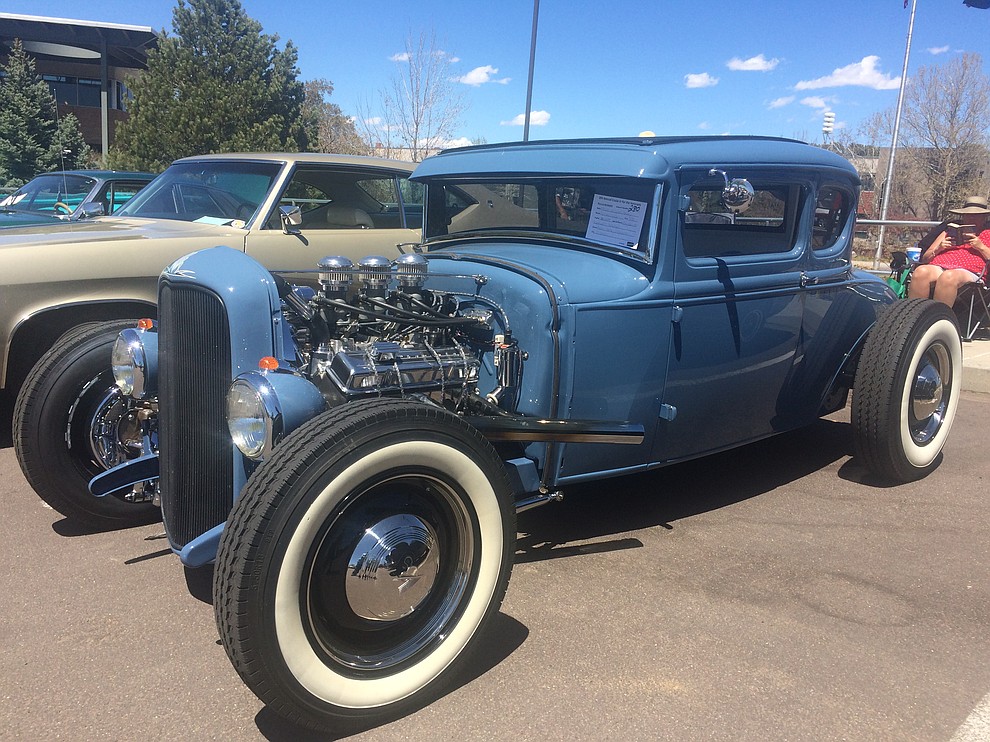 A 1930 Ford Five-Window Coupe  found at the eighth annual Cruise in for the Vets car show at Yavapai College Saturday, April 20. (Jason Wheeler/Courier)
