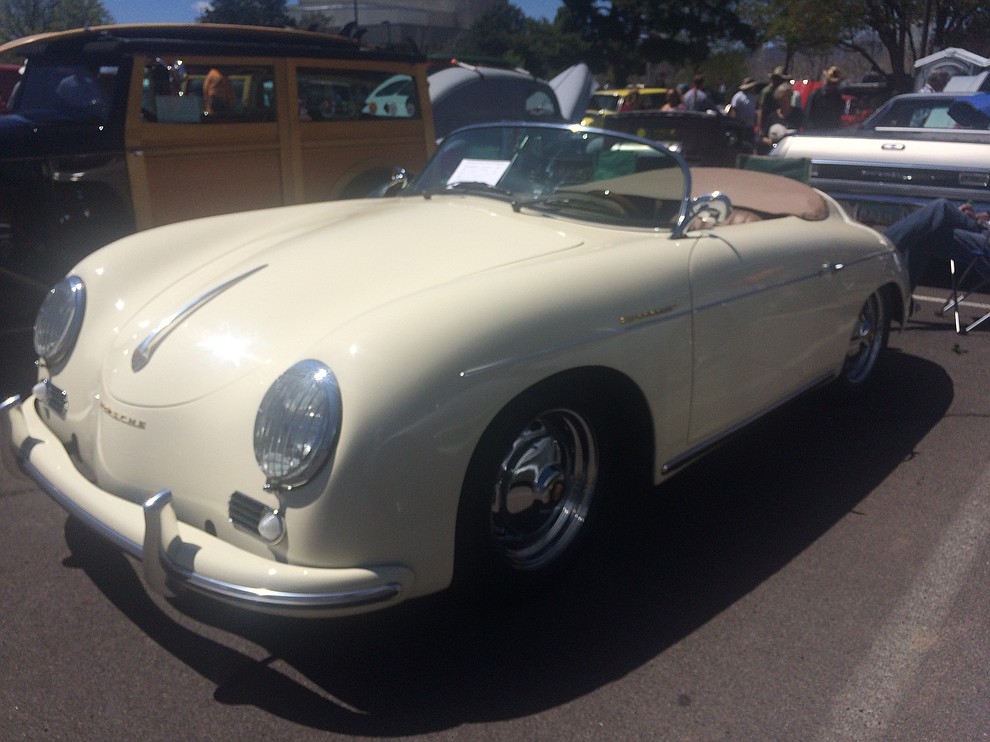 A 1957 Borsche 356  found at the eighth annual Cruise in for the Vets car show at Yavapai College Saturday, April 20. (Jason Wheeler/Courier)