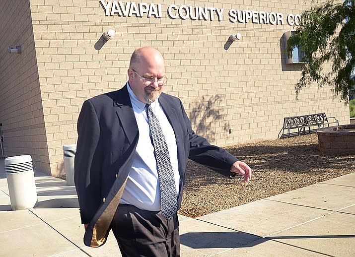 Former Prescott pastor Thomas Chantry walks out of the Yavapai County Superior Courthouse in Camp Verde on Aug. 21, 2018. Chantry is accused of multiple instances of abuse and molestation involving the children of his former congregation. VVN/Vyto Starinskas