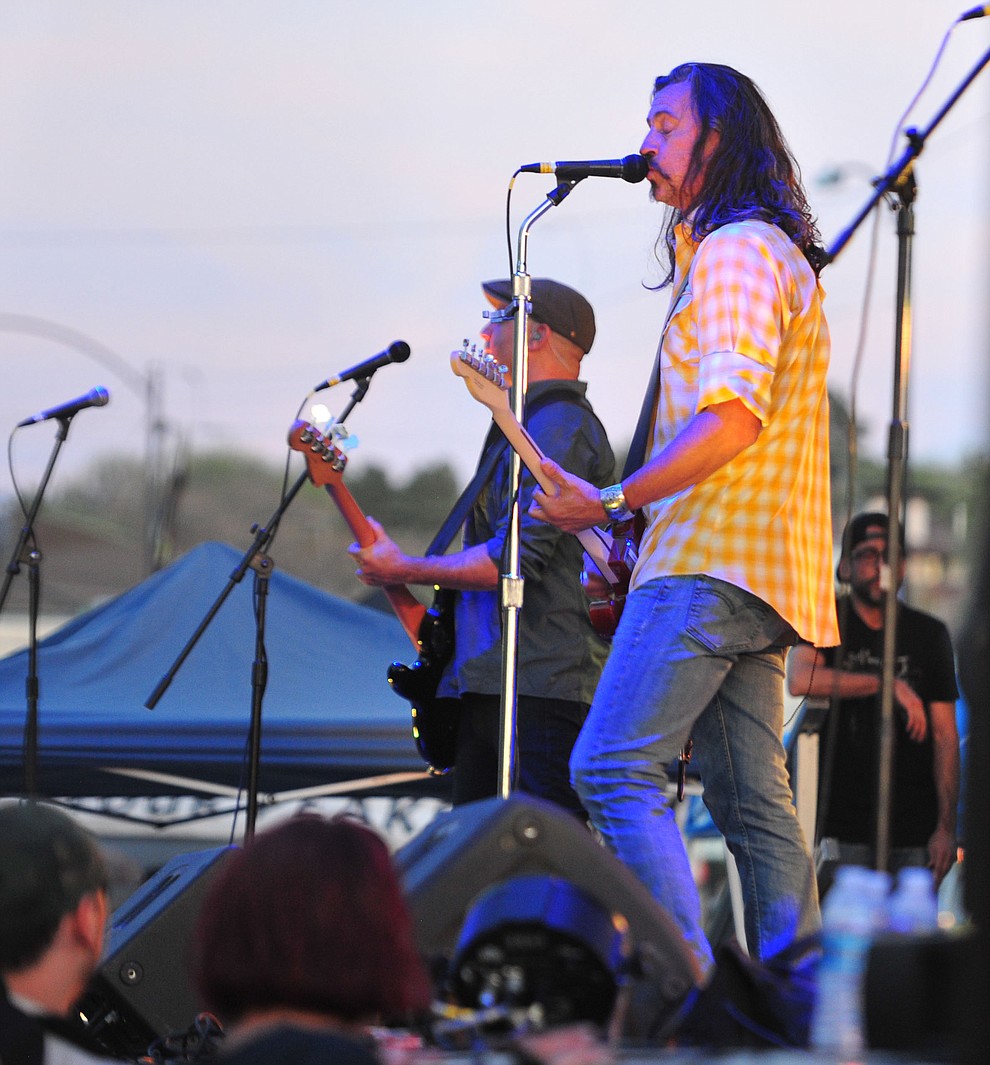 Roger Clyne and the Peacemakers perform at the Whiskey Off Road in Prescott Saturday, April 27. (Les Stukenberg/Courier)