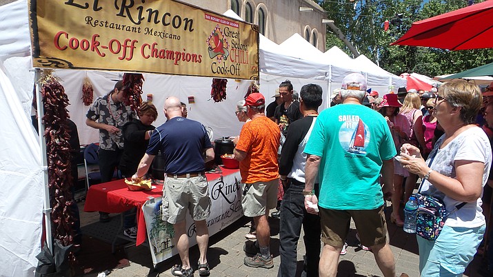 The 9th annual Great Sedona Chili Cook-Off is held in conjunction with the cultural Tlaquepaque Arts and Shopping Village’s Cinco de Mayo Fiesta weekend.