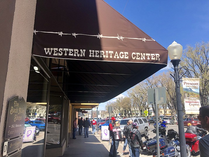 Work has been underway since late 2018 on a new Western Heritage Center in downtown Prescott. The center, located in the old Sam Hill Hardware store on Whiskey Row, will offer a taste of Yavapai County’s rich ranching, mining, and law enforcement past. (Cindy Barks/Courier)