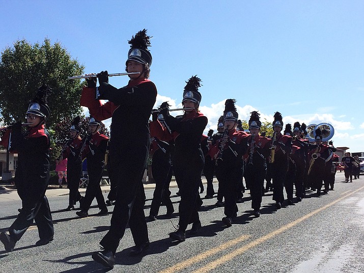 Bradshaw Mountain High School marching band playing at the Prescott Valley Days Parade. (Sue Tone/Tribune, file)