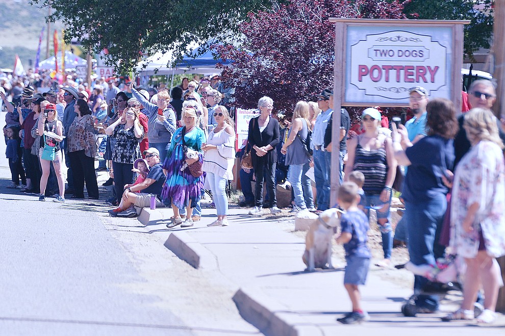 The 50th annual Yarnell Daze started off the day with a parade along Highway 89 in Yarnell Saturday, May 18. (Les Stukenberg/Courier)