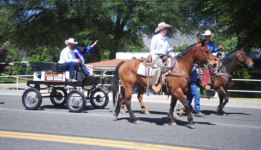 The 50th annual Yarnell Daze started off the day with a parade along Highway 89 in Yarnell Saturday, May 18. (Les Stukenberg/Courier)