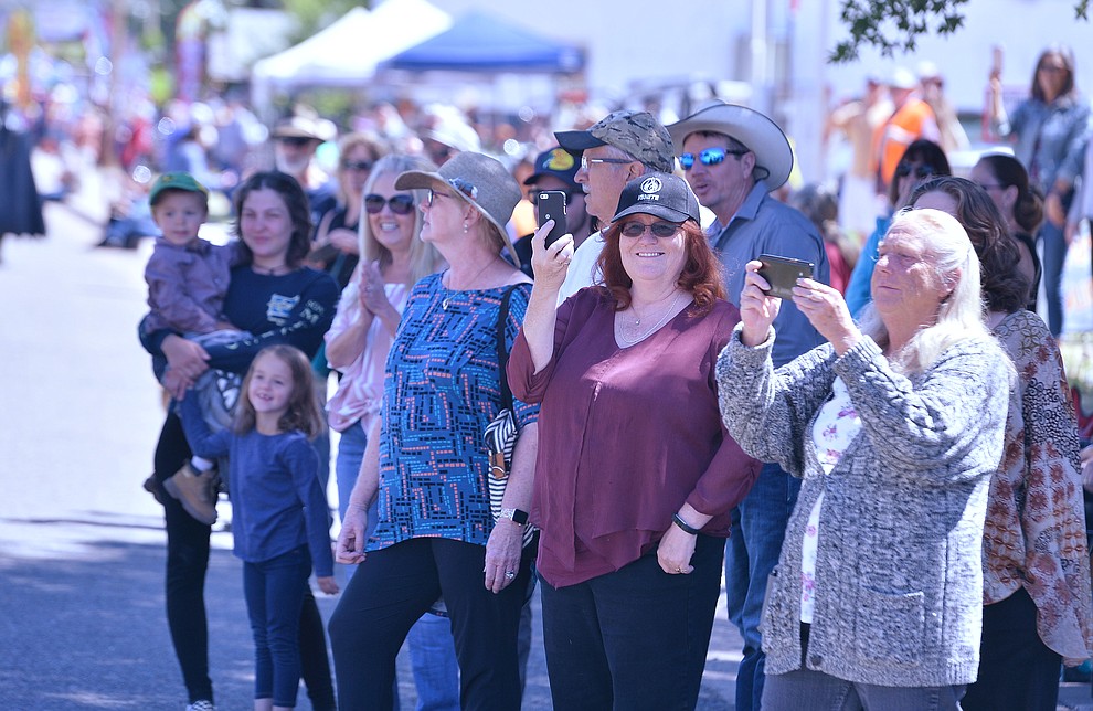The 50th annual Yarnell Daze started off the day with a parade along Highway 89 in Yarnell Saturday, May 18. (Les Stukenberg/Courier)