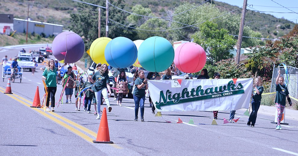 The 50th annual Yarnell Daze started off the day with a parade along Highway 89 in Yarnell Saturday, May 18. (Les Stukenberg/Courier)