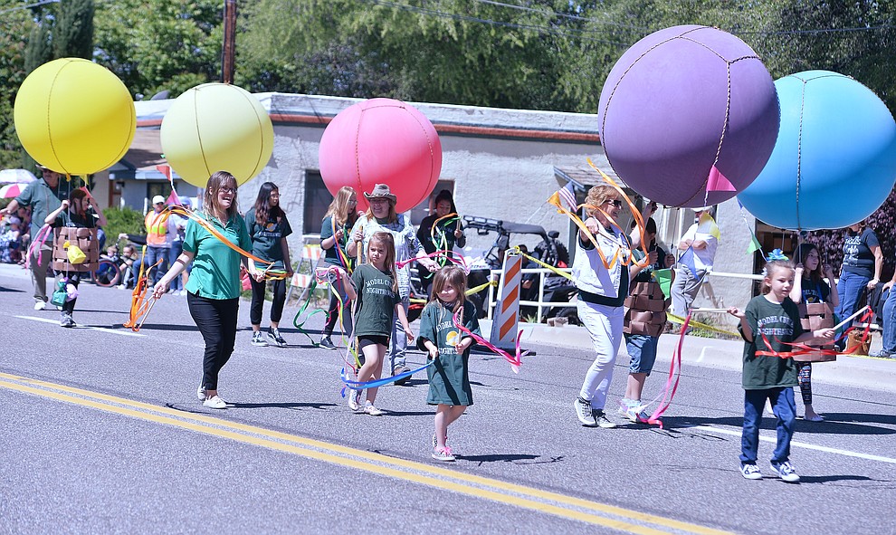 The 50th annual Yarnell Daze started off the day with a parade along Highway 89 in Yarnell Saturday, May 18. (Les Stukenberg/Courier)