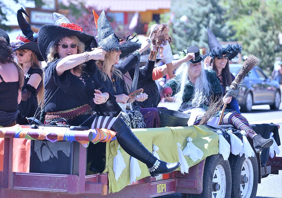 The 50th annual Yarnell Daze started off the day with a parade along Highway 89 in Yarnell Saturday, May 18. (Les Stukenberg/Courier)