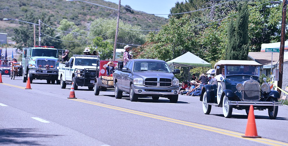 The 50th annual Yarnell Daze started off the day with a parade along Highway 89 in Yarnell Saturday, May 18. (Les Stukenberg/Courier)