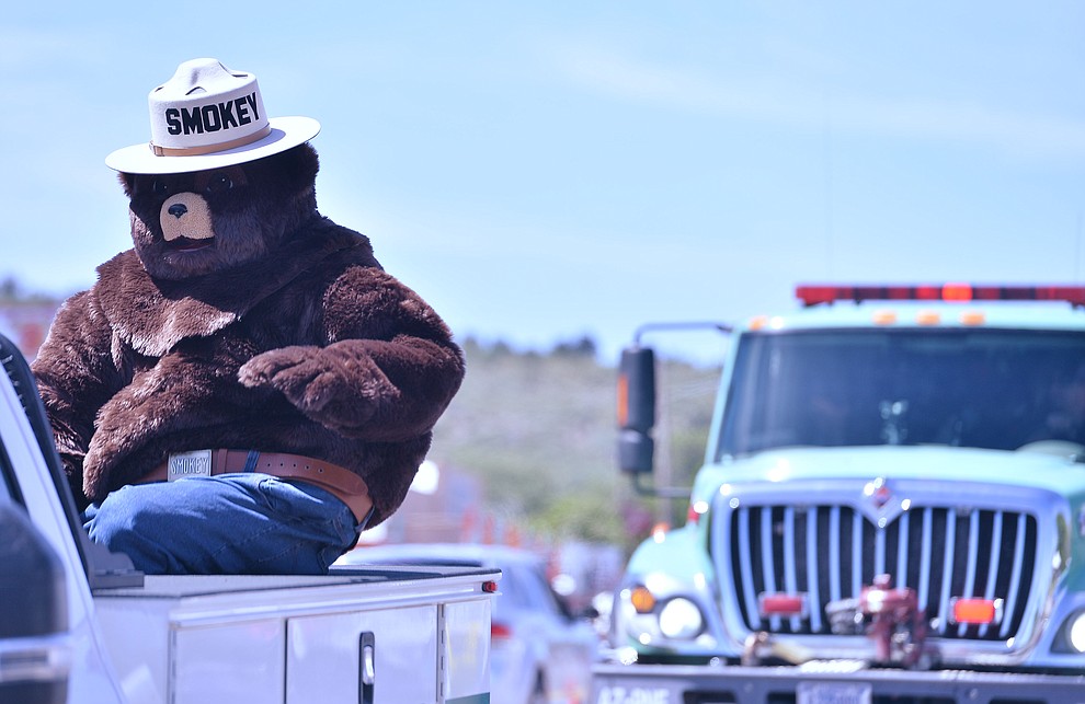 The 50th annual Yarnell Daze started off the day with a parade along Highway 89 in Yarnell Saturday, May 18. (Les Stukenberg/Courier)