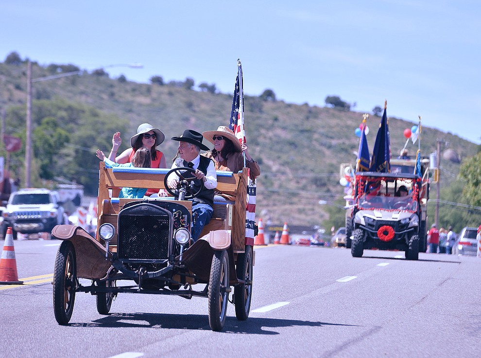 The 50th annual Yarnell Daze started off the day with a parade along Highway 89 in Yarnell Saturday, May 18. (Les Stukenberg/Courier)
