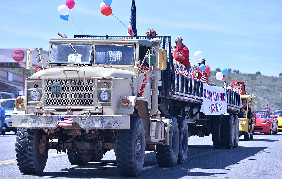 The 50th annual Yarnell Daze started off the day with a parade along Highway 89 in Yarnell Saturday, May 18. (Les Stukenberg/Courier)