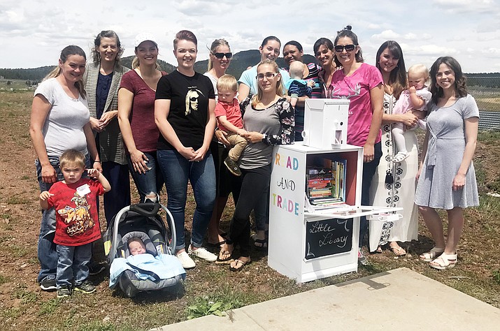 The Little Free Library is located at Northwoods Church, 100 N Pinecrest Trail. People are welcome to drop off a book and pick out a few new ones. (Submitted photo)