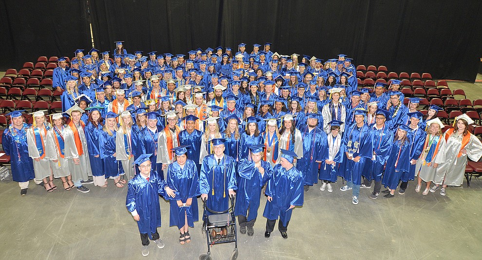 Chino Valley HIgh School graduated 153 now former students in a commencement ceremony Wednesday, May 22 at the Findlay Toyota Center in Prescott Valley. (Les Stukenberg/Courier)