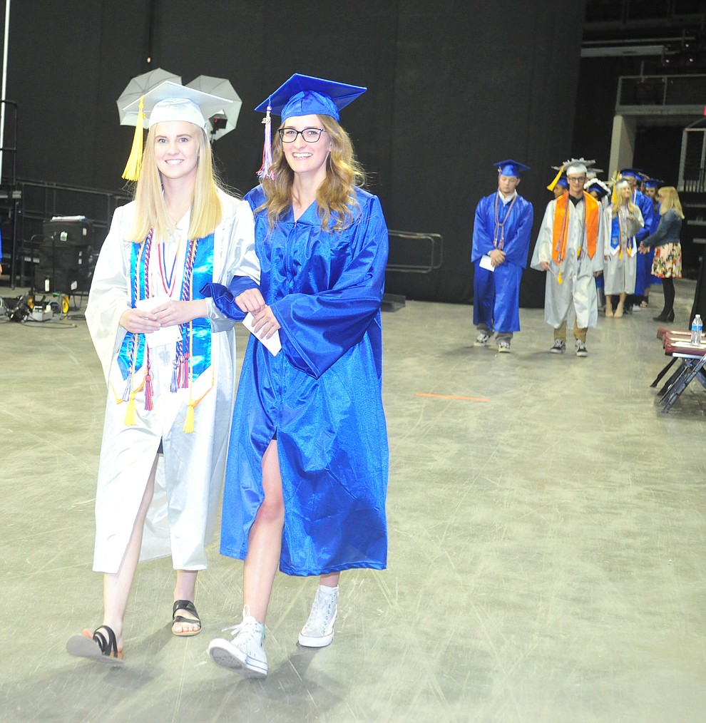 Chino Valley HIgh School graduated 153 students in a commencement ceremony Wednesday, May 22 at the Findlay Toyota Center in Prescott Valley. (Les Stukenberg/Courier)