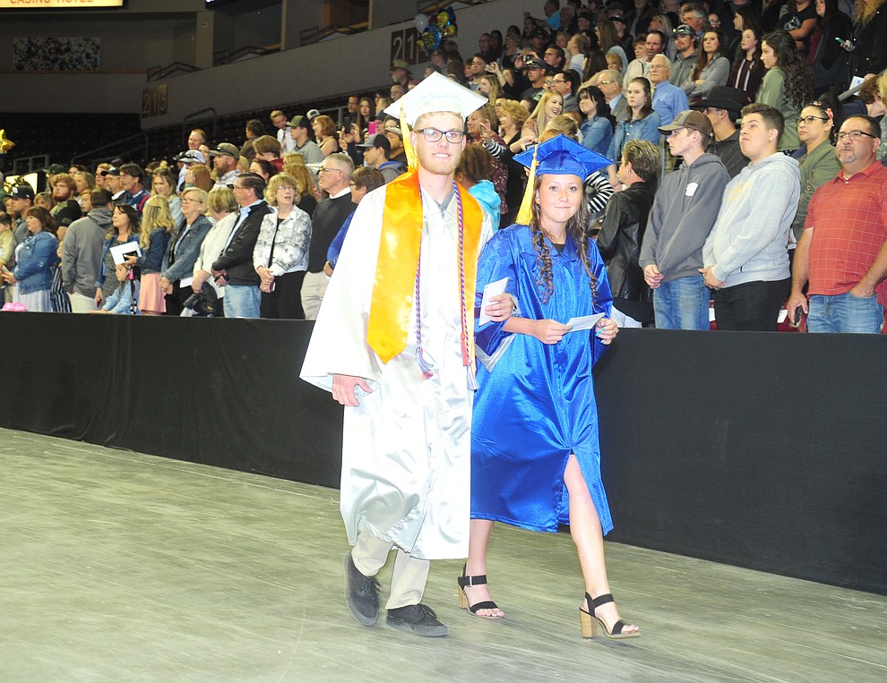 Chino Valley HIgh School graduated 153 students in a commencement ceremony Wednesday, May 22 at the Findlay Toyota Center in Prescott Valley. (Les Stukenberg/Courier)