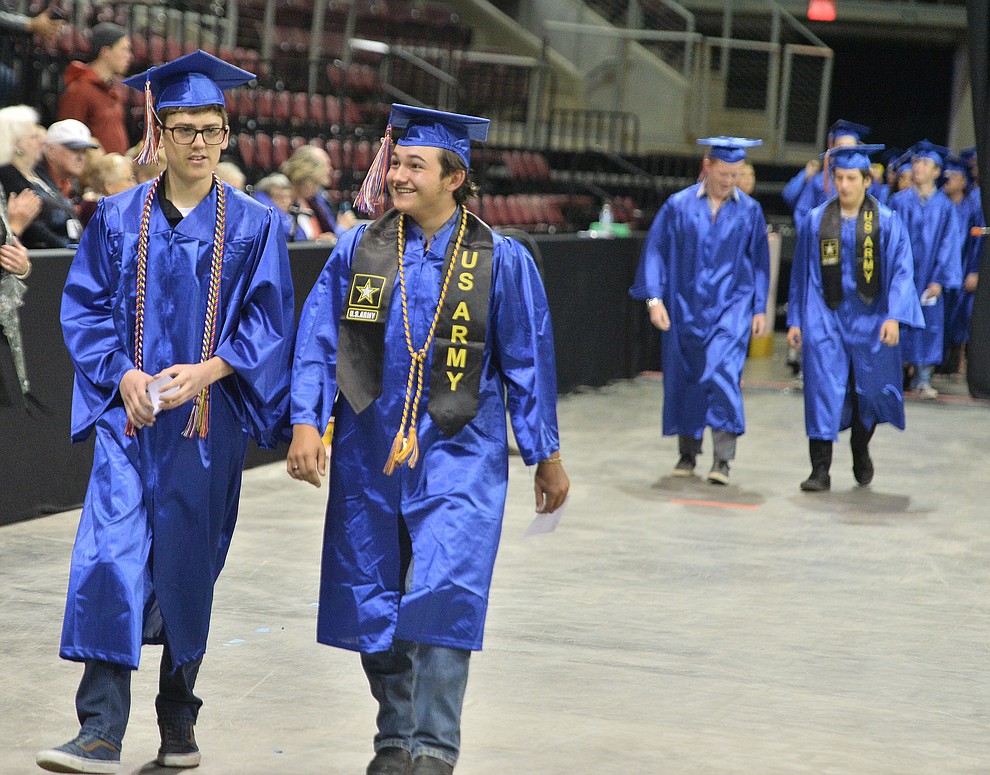 Chino Valley HIgh School graduated 153 students in a commencement ceremony Wednesday, May 22 at the Findlay Toyota Center in Prescott Valley. (Les Stukenberg/Courier)