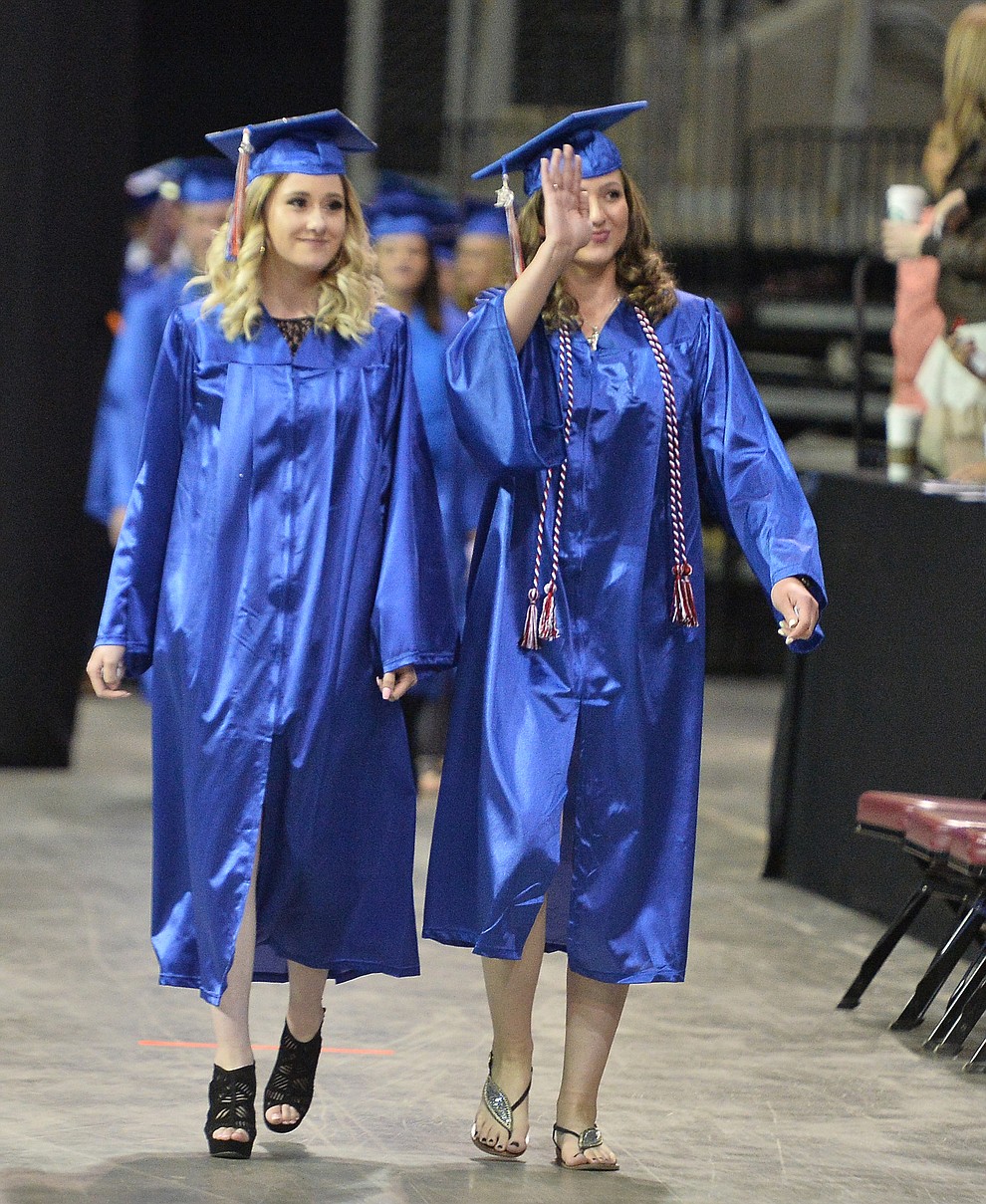 Chino Valley HIgh School graduated 153 students in a commencement ceremony Wednesday, May 22 at the Findlay Toyota Center in Prescott Valley. (Les Stukenberg/Courier)