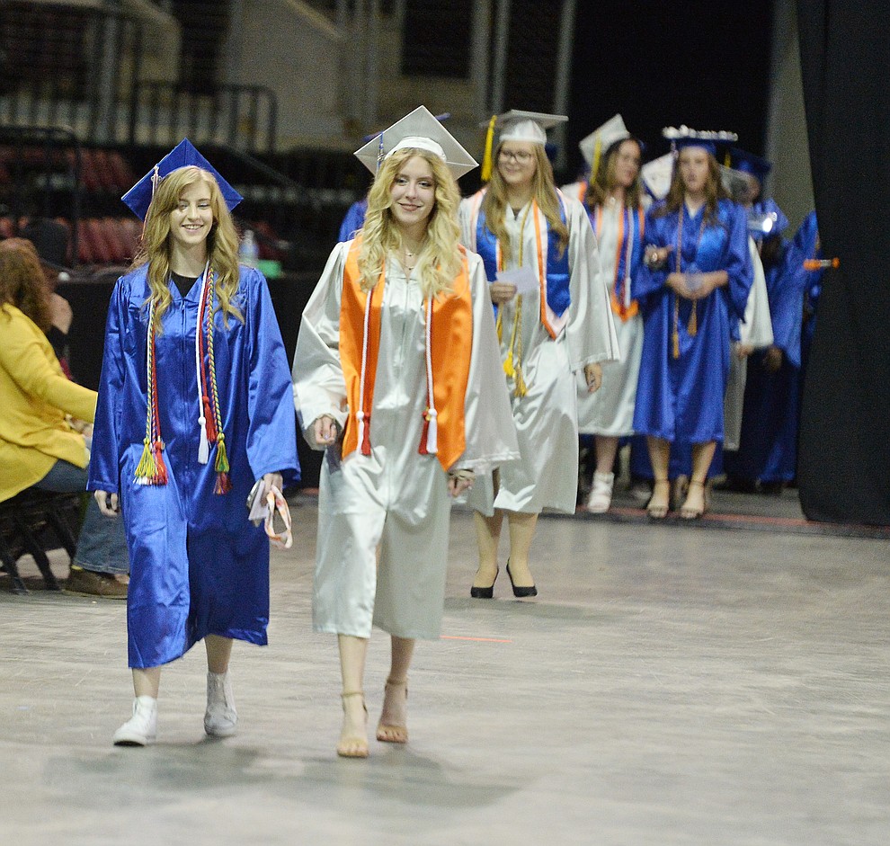 Chino Valley HIgh School graduated 153 students in a commencement ceremony Wednesday, May 22 at the Findlay Toyota Center in Prescott Valley. (Les Stukenberg/Courier)
