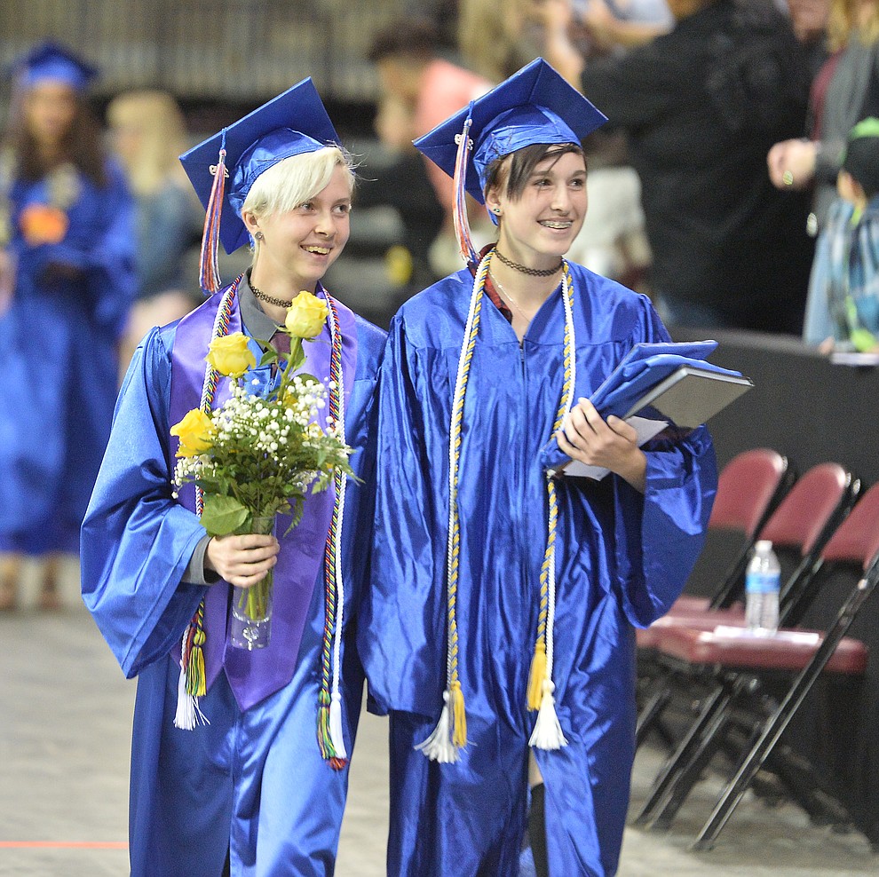 Chino Valley HIgh School graduated 153 students in a commencement ceremony Wednesday, May 22 at the Findlay Toyota Center in Prescott Valley. (Les Stukenberg/Courier)