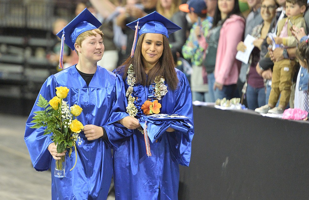 Chino Valley HIgh School graduated 153 students in a commencement ceremony Wednesday, May 22 at the Findlay Toyota Center in Prescott Valley. (Les Stukenberg/Courier)