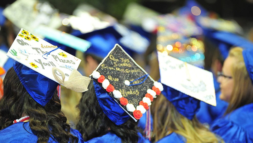 Chino Valley HIgh School graduated 153 students in a commencement ceremony Wednesday, May 22 at the Findlay Toyota Center in Prescott Valley. (Les Stukenberg/Courier)